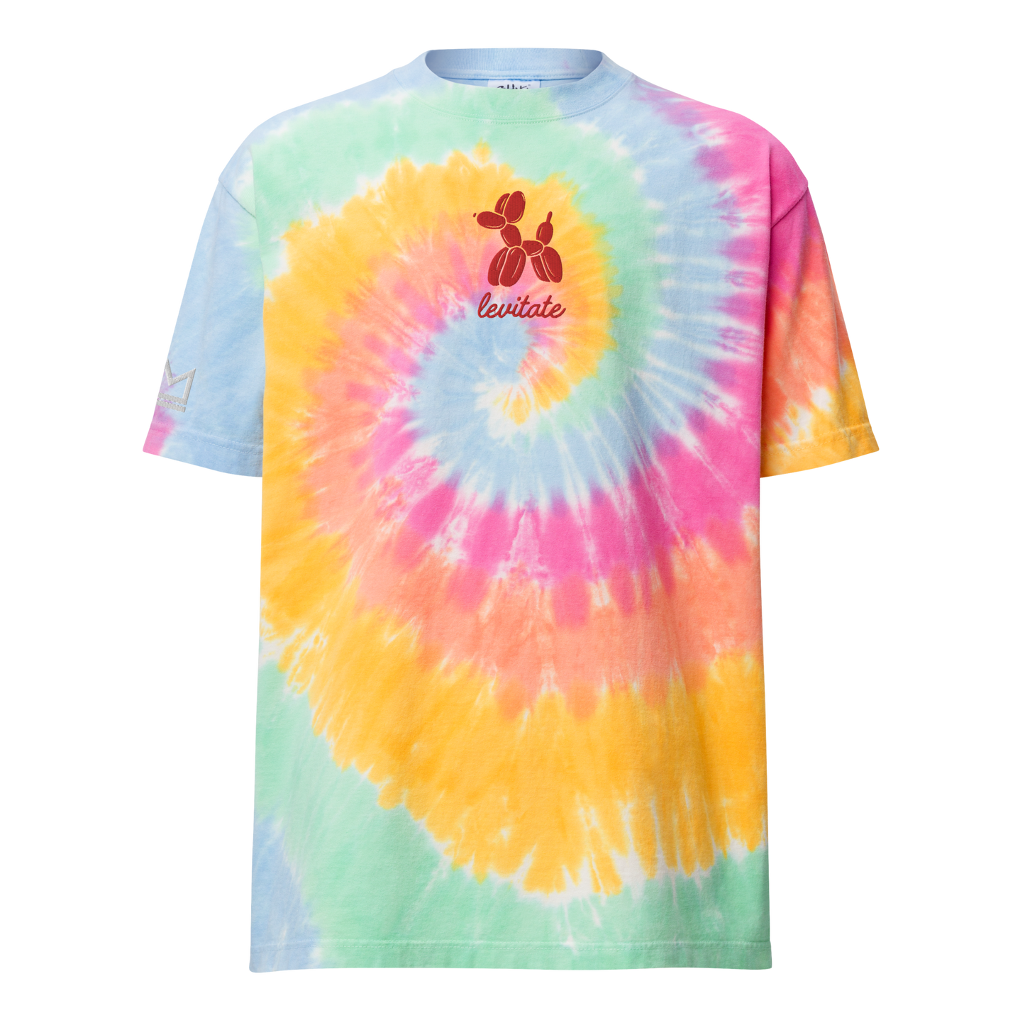 levitate tie-dye t-shirt (embroidered)