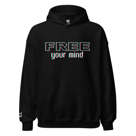 "free your mind" hoodie