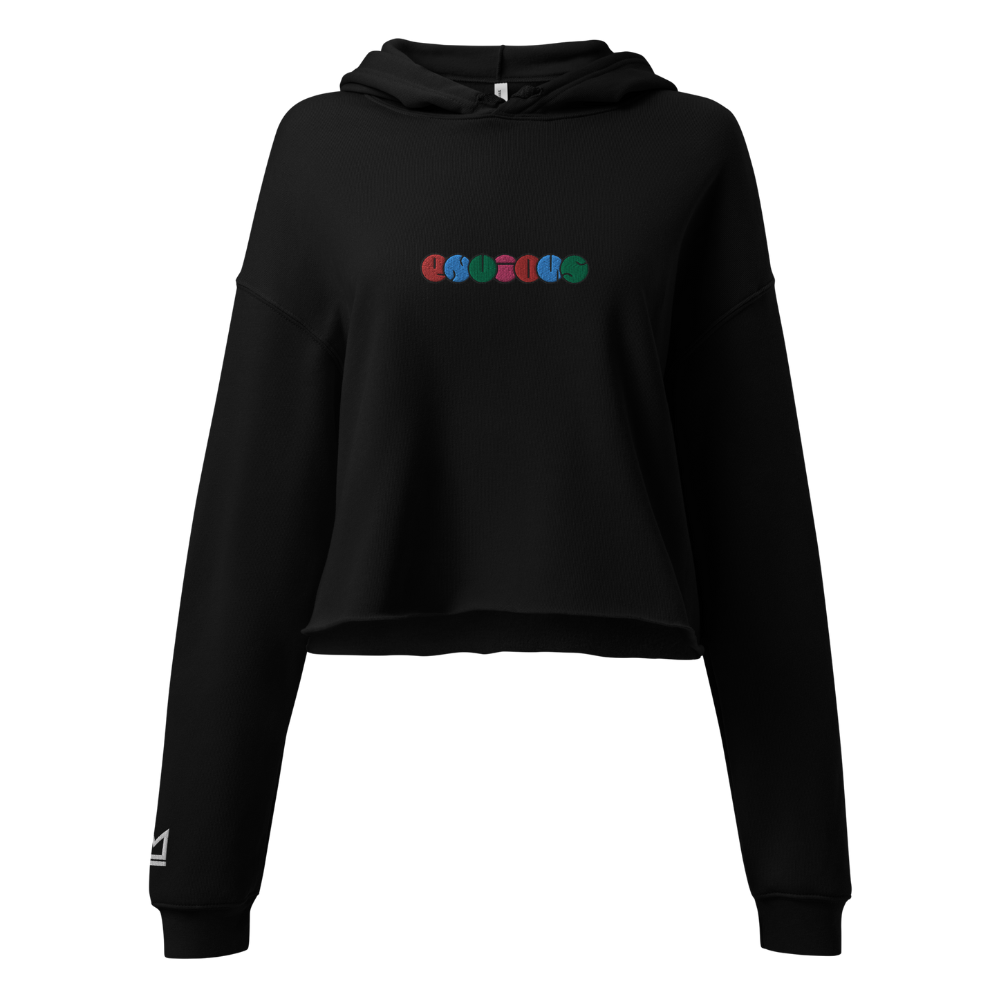 envious crop hoodie (embroidered)