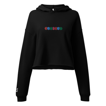 envious crop hoodie (embroidered)